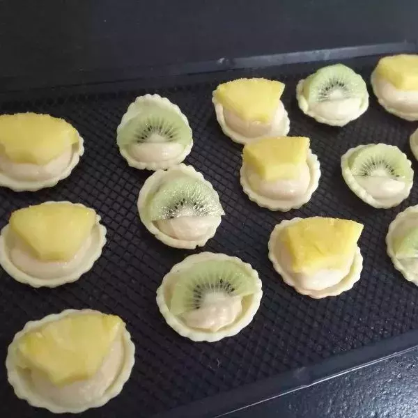 Tartelette ananas kiwi